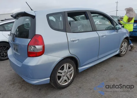 2008 Honda Fit Sport из США, поврежденный, VIN JHMGD37628S037192